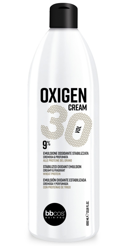 Купить BBCOS OXIGEN CREAM - Окислитель кремообразный 1000 мл 30 vol (9%) Артикул: 000015268 Фото на весь экран №1