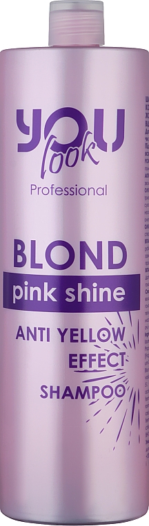 Купити You look Professional Pink Shine Shampoo - Шампунь для збереження кольору і нейтралізації жовто-помаранчевих відтінків 250 мл Артикул: 000014685 Фото повноекранне №1