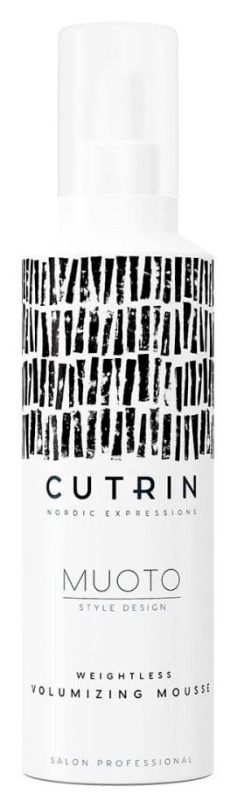 Купити Cutrin Muoto Weightless Volumizing Mousse - Невагомий мус для об'єму 200 мл Артикул: 000016532 Фото повноекранне №1