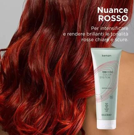 Купити Kemon Yo Color System Yo Cond - Тонуюча маска для волосся Rosso- Червоний Артикул: 000016052 Фото повноекранне №1