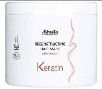 Купити Mirella Professional Reconstructing Mask - Маска для реконструкції волосся з кератином 500 мл Артикул: 000014899 Фото мініатюра № 1