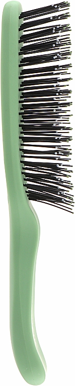 Купити I Love My Hair "Spider"- Щітка для волосся глянцева Зелена М 1501 Артикул: 000005412 Фото повноекранне №3