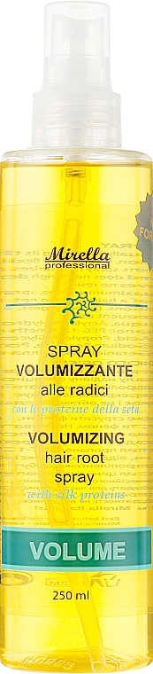 Купити Mirella Rpofessional Style Volumizing Spray - Спрей для прикореневого об'єму для волосся 250 мл Артикул: 000015071 Фото повноекранне №2