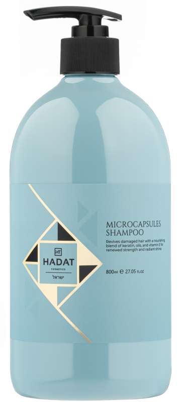 Купить HADAT Microcapsules Shampoo - Смягчающий шампунь с микрокапсулами 800 мл Артикул: 000016751 Фото на весь экран №1