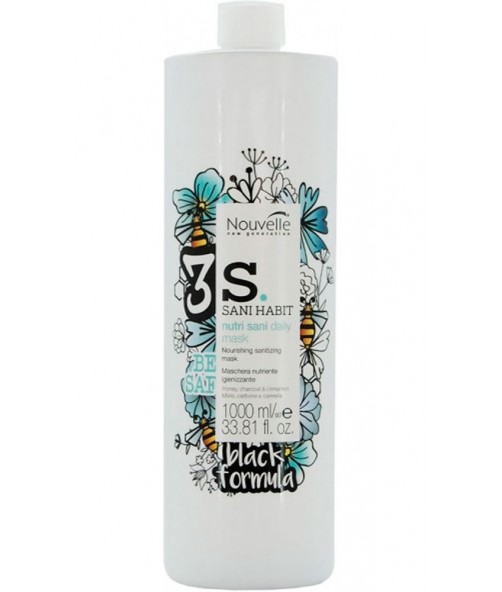 Купить Nouvelle Sani Habit Daily mask Увлажняющая и питательная маска для волос 1000 мл Артикул: 000014624 Фото на весь экран №1