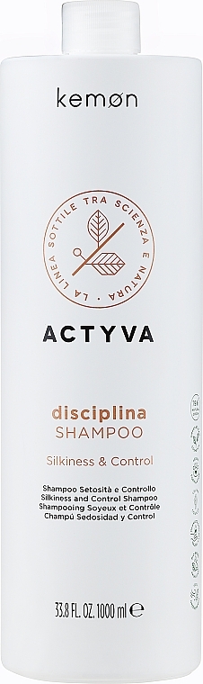 Купити Kemon Actyva Disciplina Shampoo - Дисциплінуючий шампунь 1000 мл Артикул: 000016220 Фото повноекранне №1