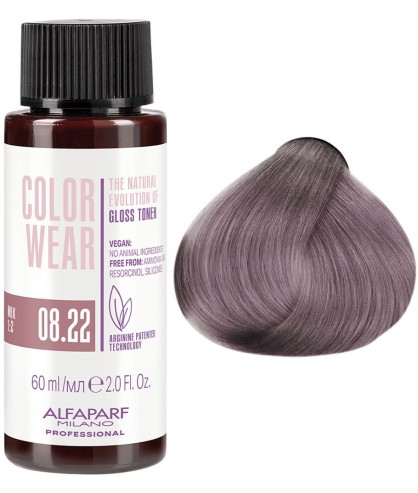 Купити Alfaparf Color Wear Liquid Тонуюча рідка фарба 08.22 Світлий блондин інтенсивний фіолетовий Артикул: 000013705 Фото повноекранне №1