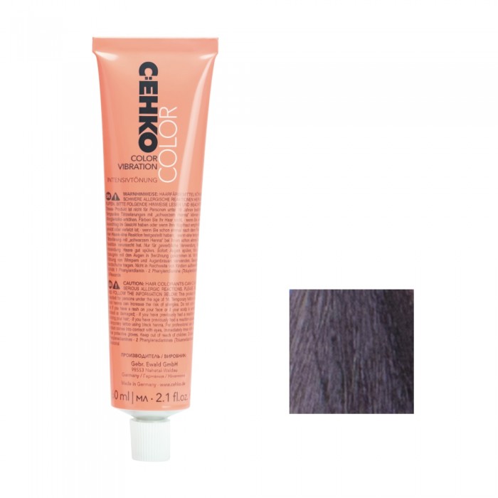 Купити C:EHKO Color Vibration - Крем тонуючий без аміаку з бджолиним воском та протеїном шовку 60 мл 1/1 - Синьо-чорний Артикул: 000011545 Фото повноекранне №1