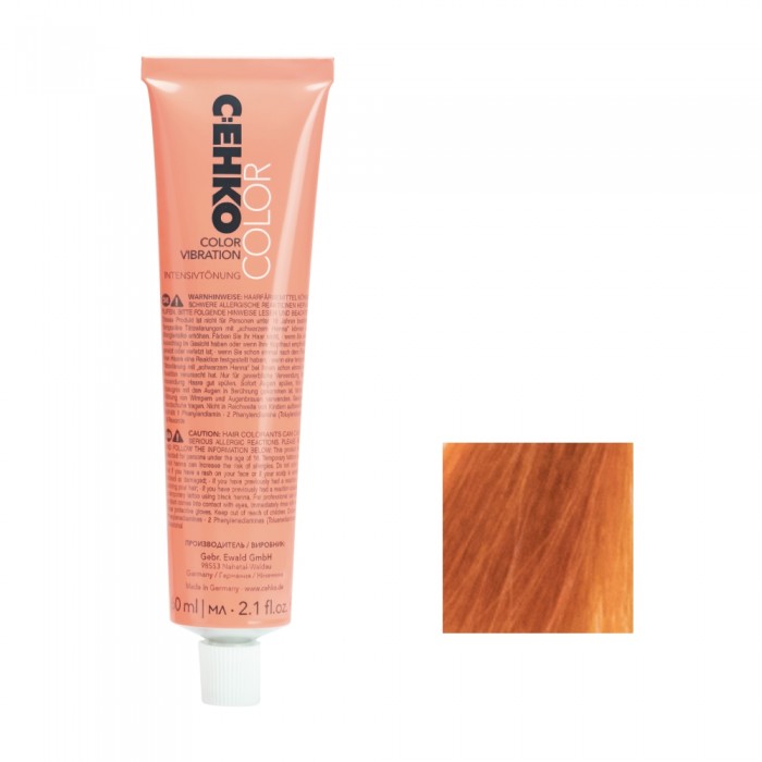 Купити C:EHKO Color Vibration - Крем тонуючий без аміаку з бджолиним воском та протеїном шовку 60 мл 7/43 - Світло-мідний золотистий  Артикул: 000011555 Фото повноекранне №1
