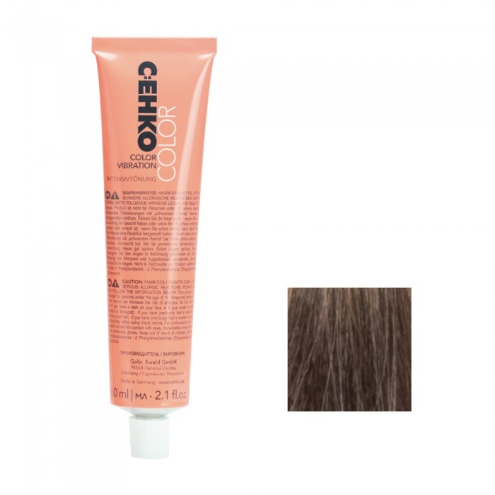 Купити C:EHKO Color Vibration - Крем тонуючий без аміаку з бджолиним воском та протеїном шовку 60 мл 7/7 - Мідний шатен Артикул: 000011554 Фото повноекранне №1