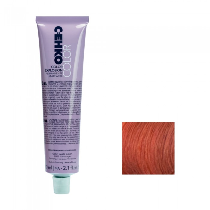 Купить C:EHKO Explosion Color - Крем-краска для волос 60 мл 00.4 - Микс-тон медный Артикул: 000011435 Фото на весь экран №1