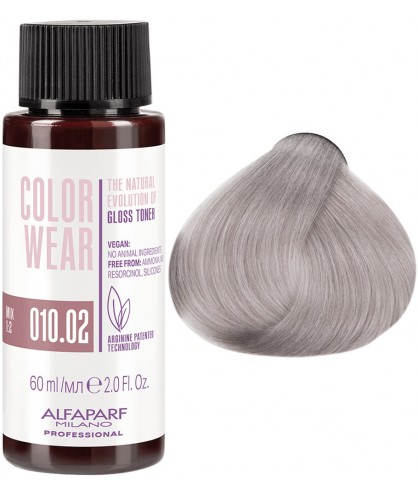 Купить Alfaparf Color Wear Liquid - Тонирующая жидкая краска 60 мл 010.02 - Самый светлый блондин натуральный фиолетовый Артикул: 000013756 Фото на весь экран №1