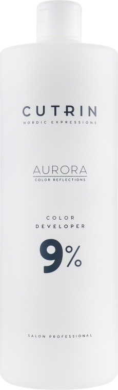 Купить Cutrin Aurora Color Developer - Окислитель 30 vol 9% 1000 мл Артикул: 000014608 Фото на весь экран №1