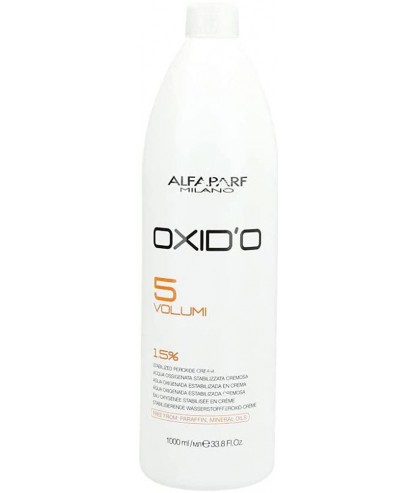 Купити Alfaparf Oxid'o Oxydant Cream Окислювач для волосся 1000 мл 5 Volume 1.5% Артикул: 000013541 Фото повноекранне №1