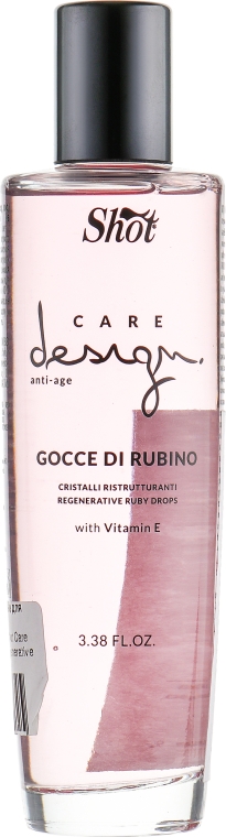 Купити Shot Care Design Anti-Age Regenerative Ruby Drops - Кристали рубінові для інтенсивного відновлення 100 мл Артикул: 000009904 Фото повноекранне №1