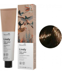 Nouvelle LIVELY Hair Color Крем-краска для волос без аммиака 6 Темный блондин натуральный