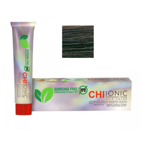 CHI Ionic Permanent Shine Hair Color - Безаміачна фарба 90 мл 5AА - Глибокий попелястий шатен