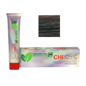 CHI Ionic Permanent Shine Hair Color - Безаміачна фарба 90 мл 5A - Попелястий шатен