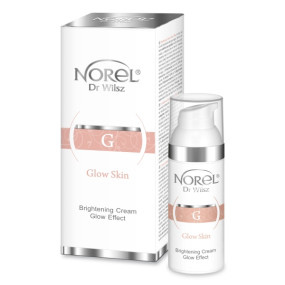 Norel Glow Skin Brightening Cream Glow Effect  Освітлювальний крем зі світловідбивними частинками перламутру 30 мл