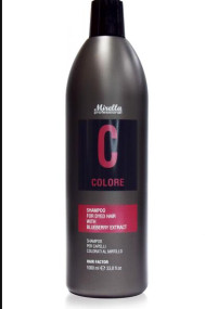 Mirella Professional C Colore - Шампунь для фарбованого волосся з екстрактом чорниці 1000 мл