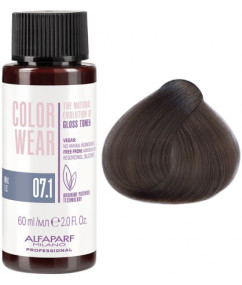 Alfaparf Color Wear Liquid Тонуюча рідка фарба 07.1 Блондин натуральний попелястий