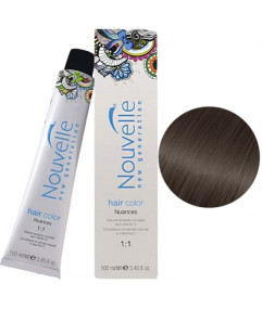 Nouvelle Hair Color Крем-фарба для волосся 100 мл 7.12 Насичений Попелястий Блонд