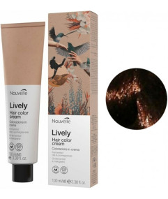 Nouvelle LIVELY Hair Color Крем-краска для волос без аммиака 6.3 Темный блондин золотистый