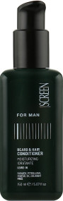 Screen For Man Beard & Hair Conditioner Незмивний кондиціонер для волосся і бороди 150 мл