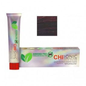 CHI Ionic Permanent Shine Hair Color - Безаміачна фарба 90 мл 4RV - Темний червоний фіолет