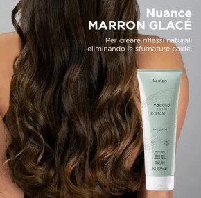 Kemon Yo Color System Yo Cond - Тонуюча маска для волосся Marron Glace - Холодний каштан
