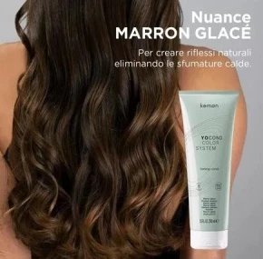 Kemon Yo Color System Yo Cond - Тонуюча маска для волосся Marron Glace - Холодний каштан