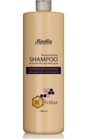 Mirella Professional BeeForm - Восстанавливающий шампунь с маточным молочком и пшеничными протеинами 1000 мл