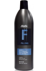 Mirella Professional F Filing -Шампунь для реконструкції волосся з вівсом  1000 мл