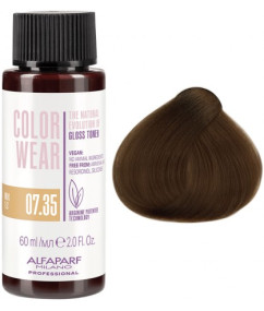 Alfaparf Color Wear Liquid Тонуюча рідка фарба 07.35 Блондин золотистий махагоновий