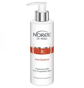 Norel Anti-Redness Cleansing Milk For Couperose Skin - Очищающее молочко для куперозной кожи лица 200 мл