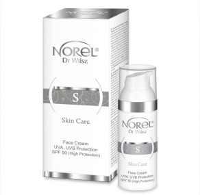 Norel Skin Care Face Cream UV Protection SPF 50 Сонцезахисний крем із високим ступенем захисту SPF 50 50 мл