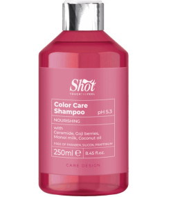Shot Care Design Color Care Treated And Colored Hair Shampoo - Шампунь для фарбованого волосся 250 мл
