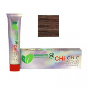 CHI Ionic Permanent Shine Hair Color - Безаміачна фарба 90 мл 6W - Теплий світлий шатен