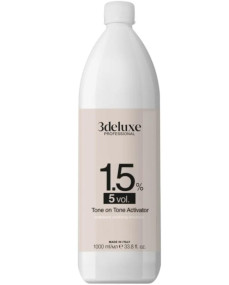 3DELUXE Cream developer tone on tone 1,5% Окислювач для тонування 1000 мл