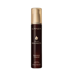 L'anza Keratin Healing Oil Defrizz Cream - Розгладжувальний крем для волосся з кератиновим еліксиром 140 мл