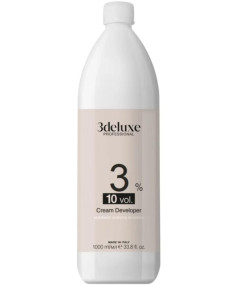 3Deluxe Professional Cream developer Окислювач 3%
 1000 мл