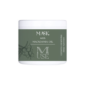 Clever Hair Cosmetics - M-use line Маска для волосся з олією Макадамії 500мл  MI156