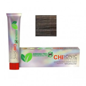 CHI Ionic Permanent Shine Hair Color - Безаміачна фарба 90 мл 6A - Попелястий світлий шатен