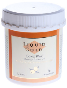 Anna Lotan Liquid Gold Long Way Massage Cream Oil - Золота крем-олія для масажу обличчя і тіла 625 мл 7154