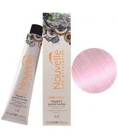 Nouvelle Hair Color Крем-фарба для волосся 100 мл 12.22+ Ультра світлий блондин перламутровий