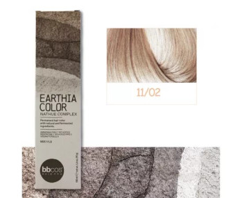 BBcos Earthia Color - Фарба для волосся без аміаку 100 мл 11/02 - Перламутровий екстра-блонд