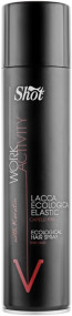 Shot Work Activity Ecological Hairspray - Лак екологічний для пошкодженого волосся 400 мл
