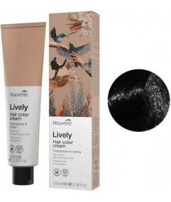 Nouvelle LIVELY Hair Color Крем-краска для волос без аммиака 1.10 Сине-черный