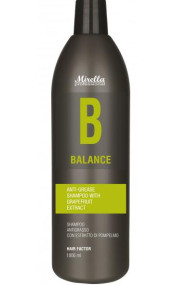 Mirella Professional B Balance - Шампунь для волосся, схильного до жирності, з екстрактом грейпфруа 1000 мл