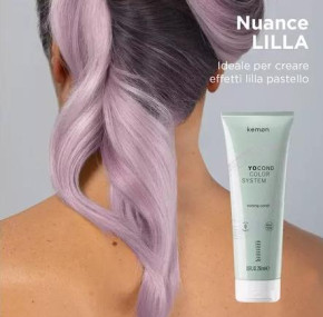 Kemon Yo Color System Yo Cond - Тонуюча маска для волосся Lilla - Лавандовий